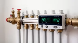 Jaka temperatura na rozdzielaczu podłogówki