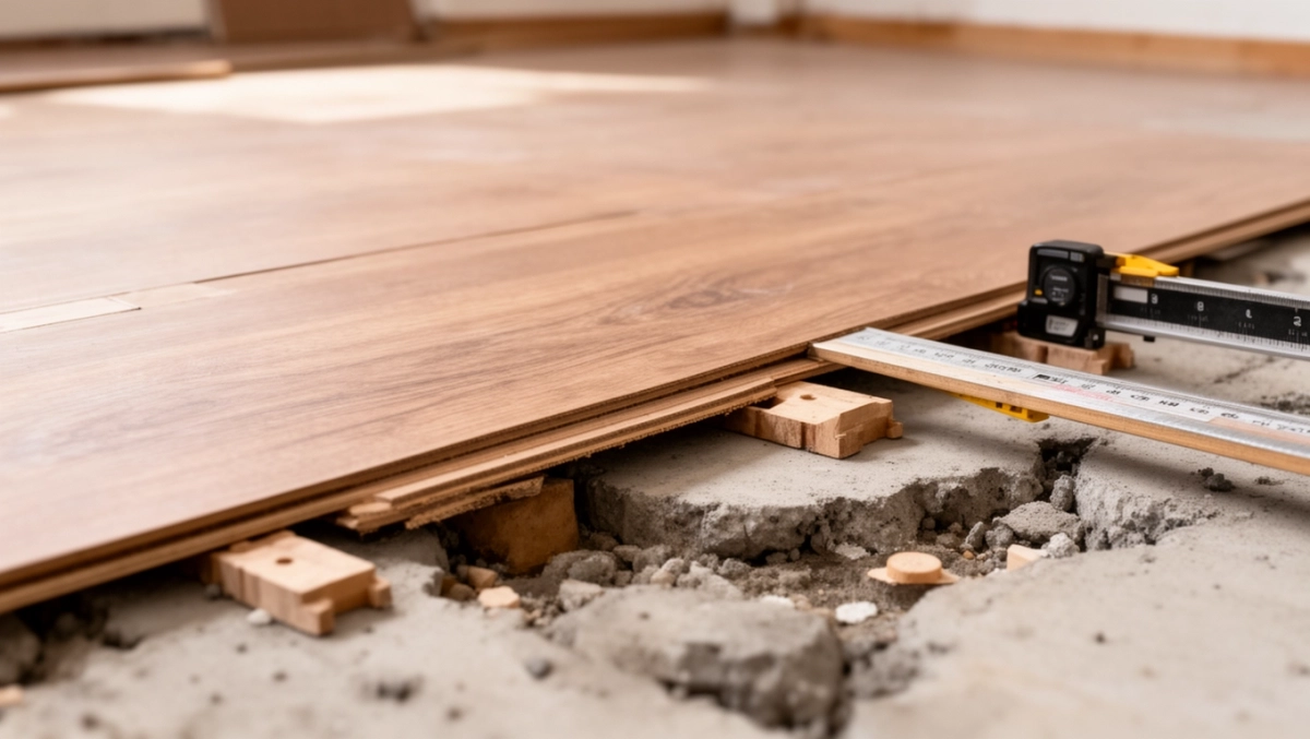 Jak kłaść panele na krzywej podłodze