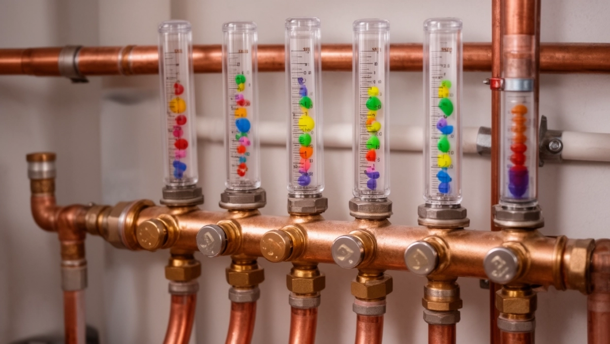 Jak ustawić rotametry w podłogówce