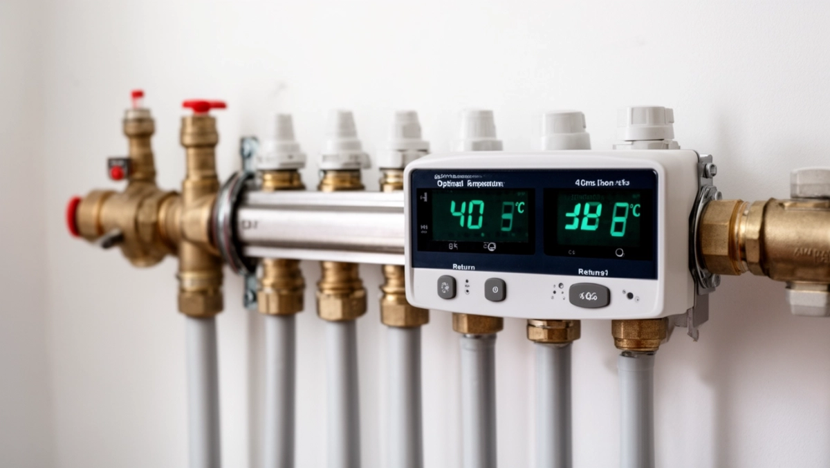 Jaka temperatura na rozdzielaczu podłogówki