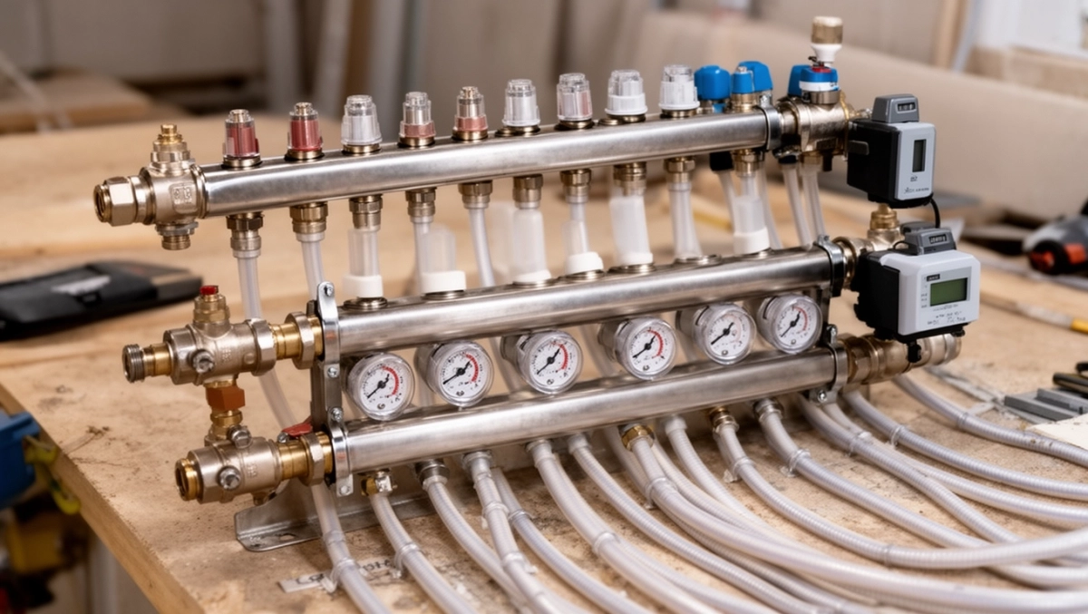 jaki rozdzielacz do podłogówki 100m2