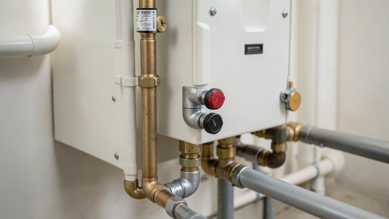 Kolektor zasilający w rozdzielaczu