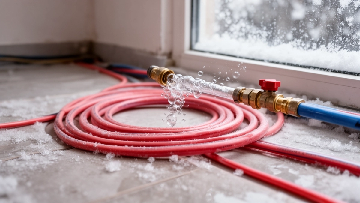 Odpowietrzenie podłogówki na zasilaniu czy powrocie