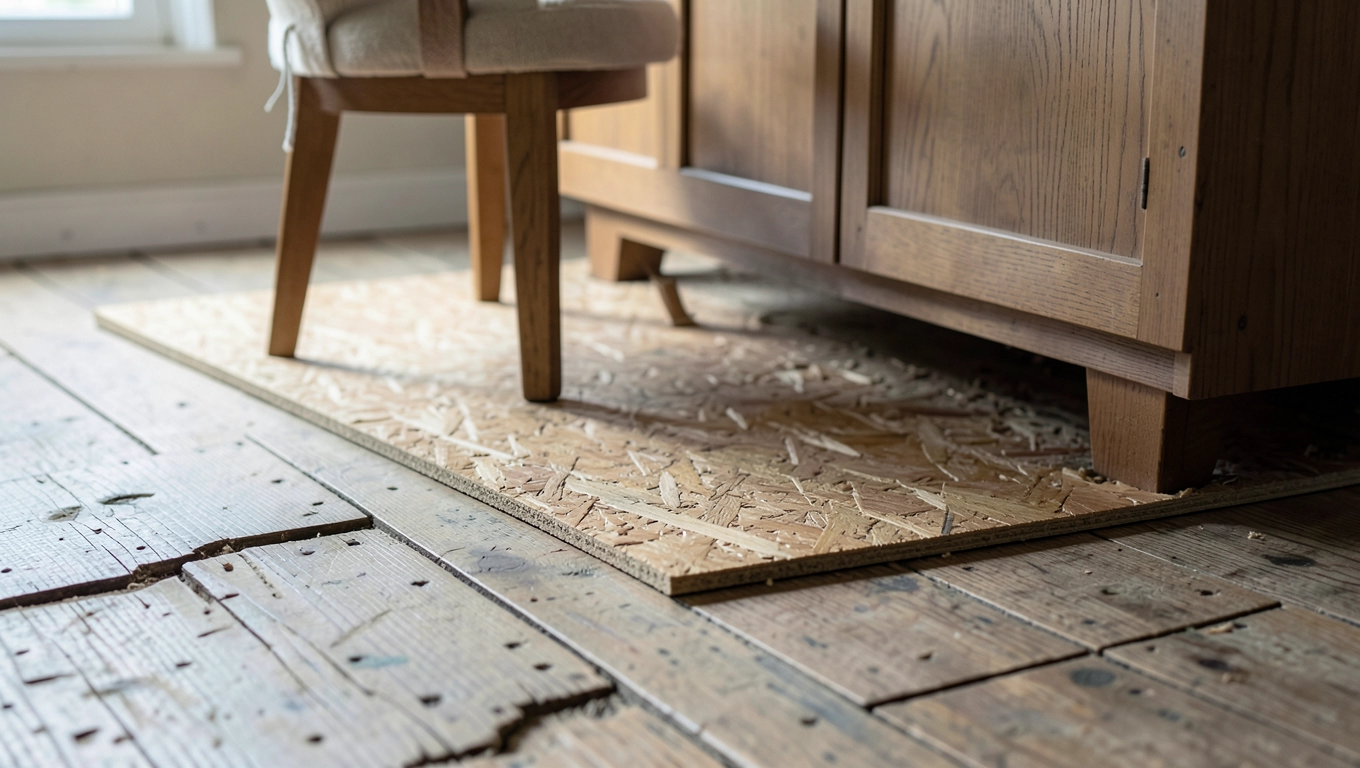 płyta osb na nierówną podłogę