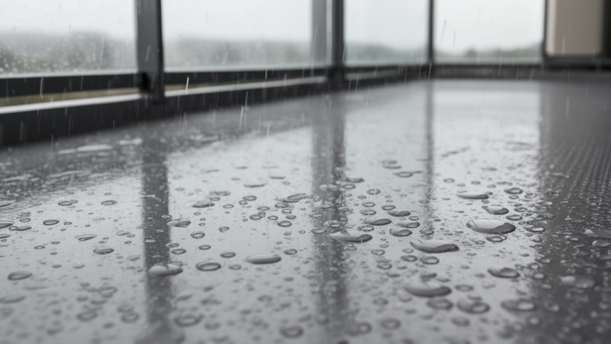 Podłoga na balkonie z powłok wodoszczelnych