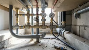 budowa rozdzielacza do ogrzewania podłogowego