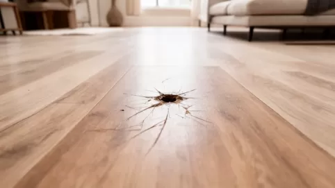 Jak wymienić panel podłogowy na środku pokoju