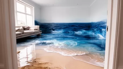 Podłogi 3D z żywicy cena