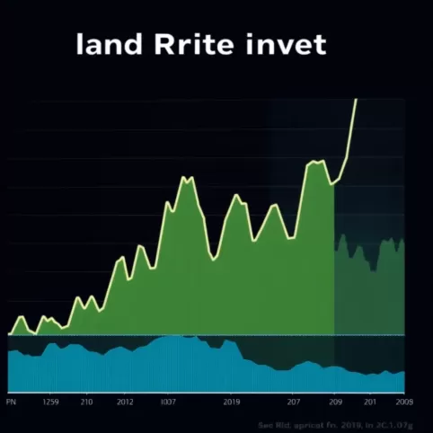 Wykres cen nieruchomości w Polsce